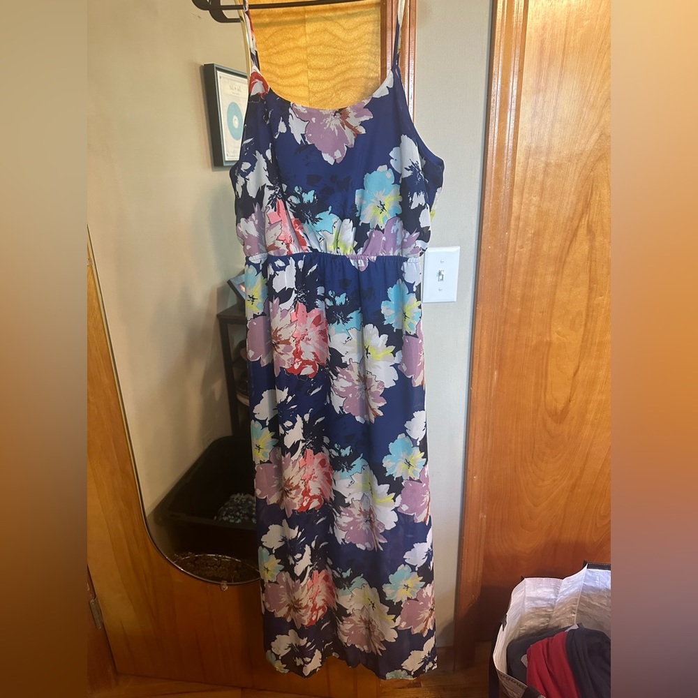 Floral Xhilaration Maxi Dress (L)